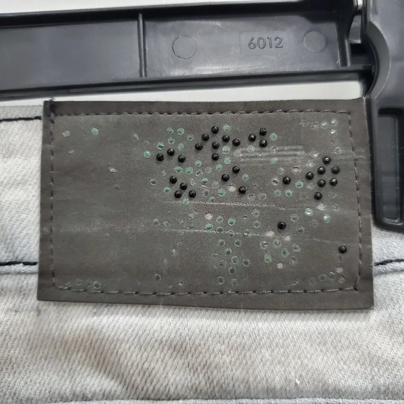 RT Denim The Skinny Jean Woman's Gray Black Tie Dye Acid Print Pants Plus Sz 32 - Picture 8 of 10